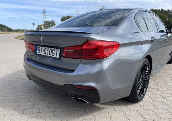 BMW Seria 5 cena 128500 przebieg: 107000, rok produkcji 2018 z Białystok małe 254